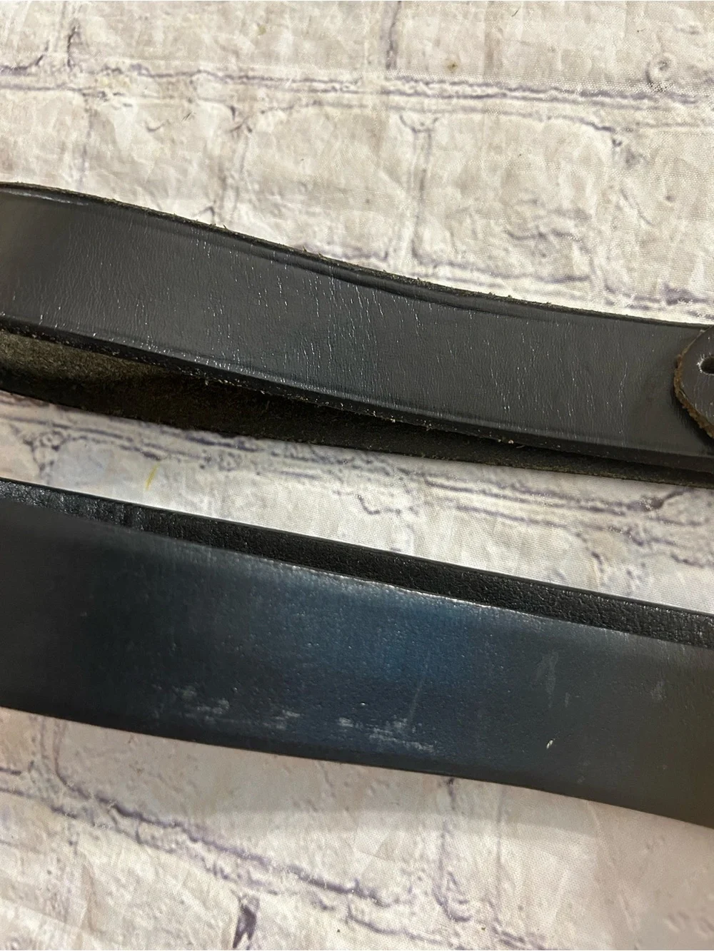 HIRED HAND BLACK LEATHER CHUNKY & BLACK LEATHER CHUNKY BELTS RUGGED STYLE